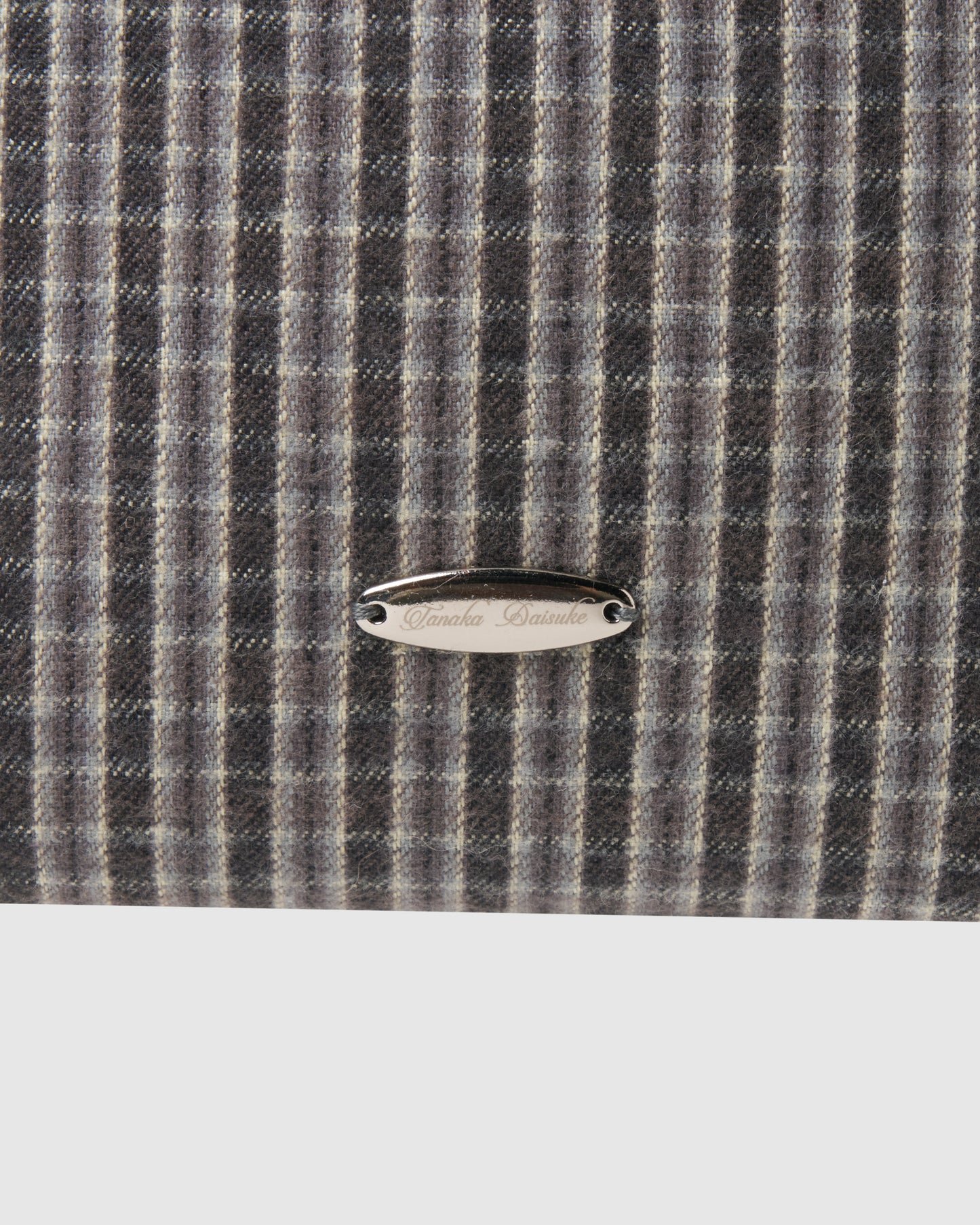 rocking horse check pouch Gray【stock】