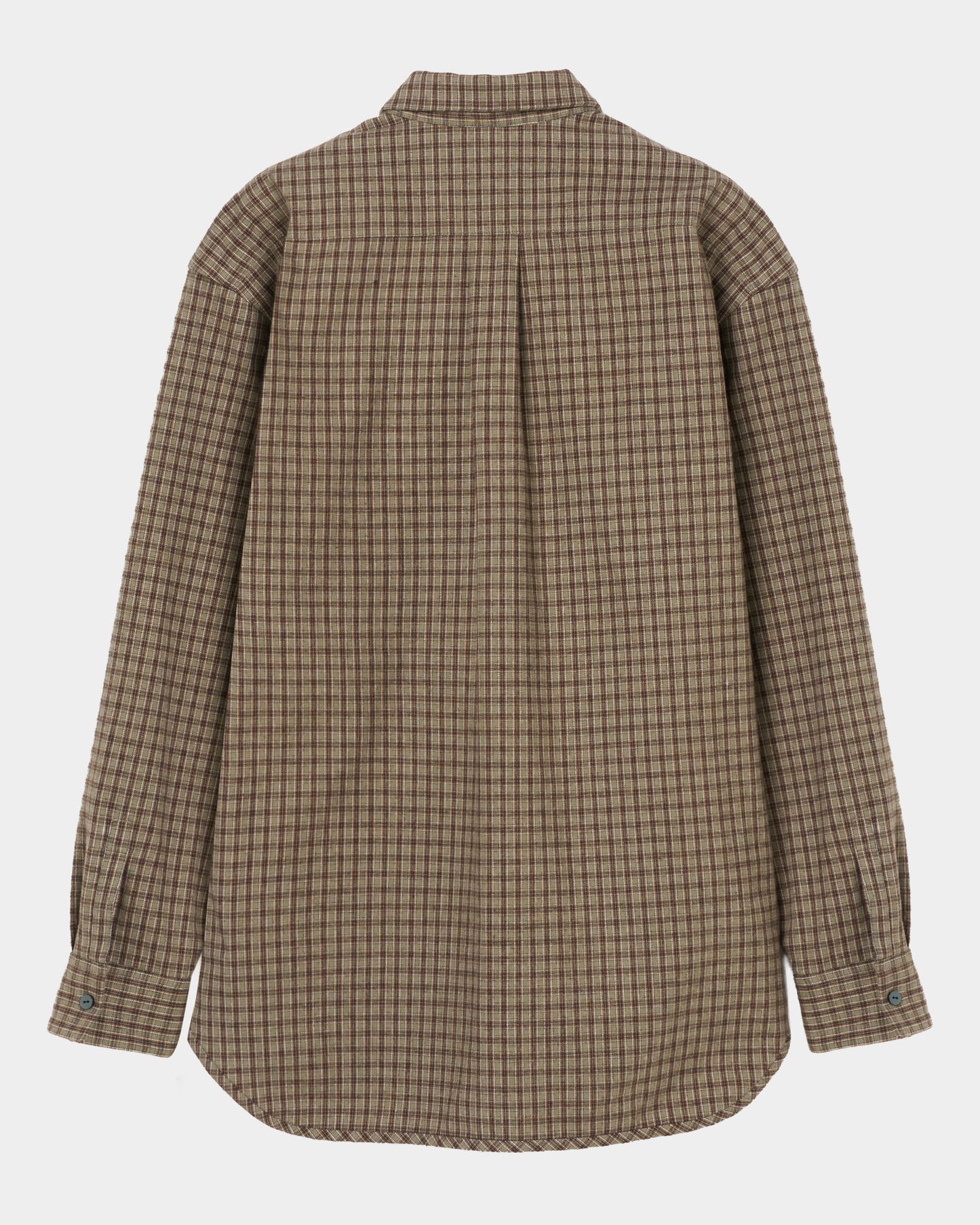 【New item】rocking horse check shirt Moss green【Delivery in April 2026】