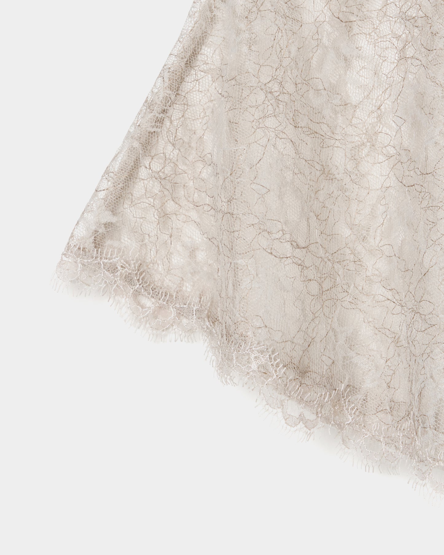 flower lace velvet ribbon cape Gray【Delivery in November 2025】