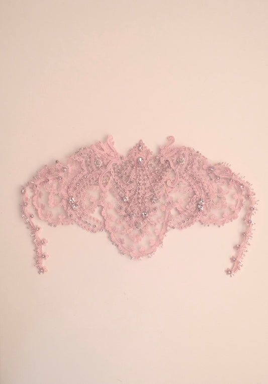 【sakaitakeru collaboration】pink heart bijou collar【Delivery in July 2024】