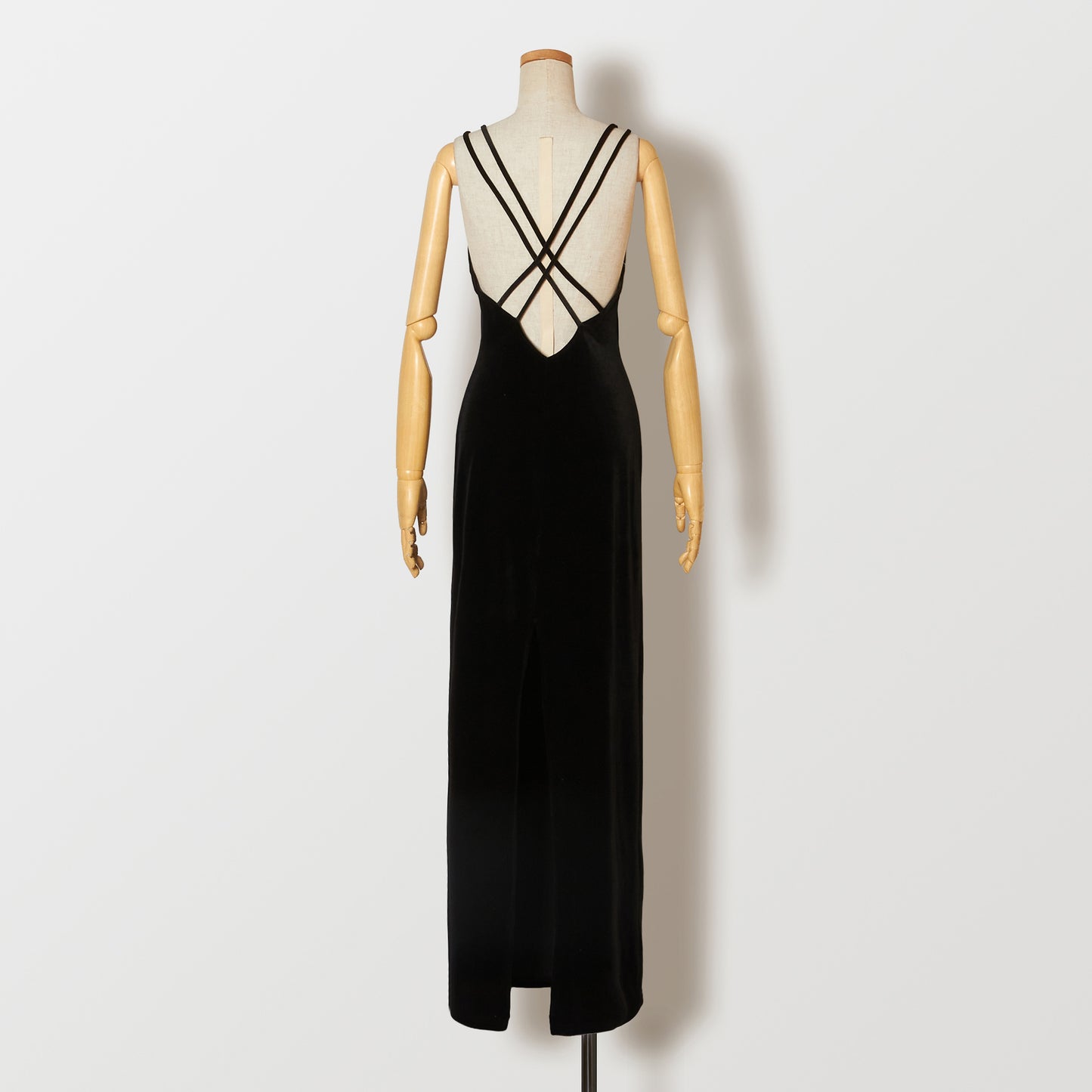 velour cami-onepiece Black【Stock】