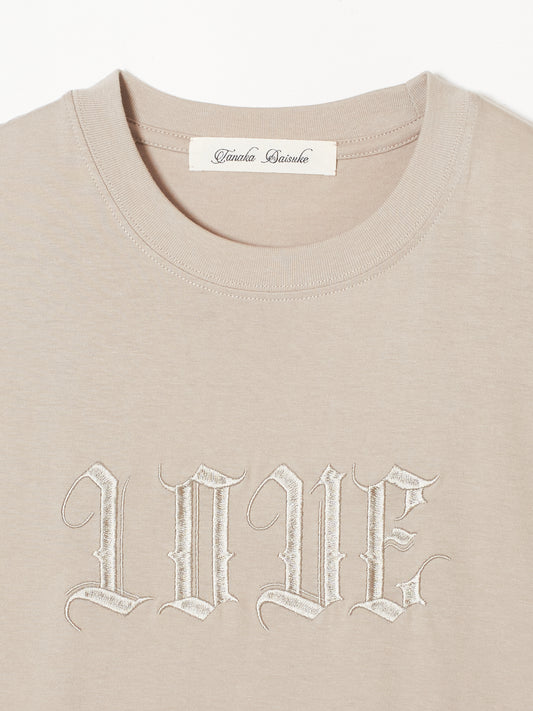 LOVE T-shirt Khaki【stock】