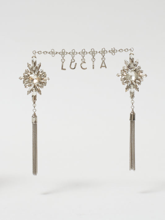 bijou initial double ring【Stock】