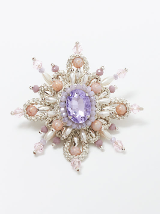 Bijou Flower Pendant Lavender【Stock】