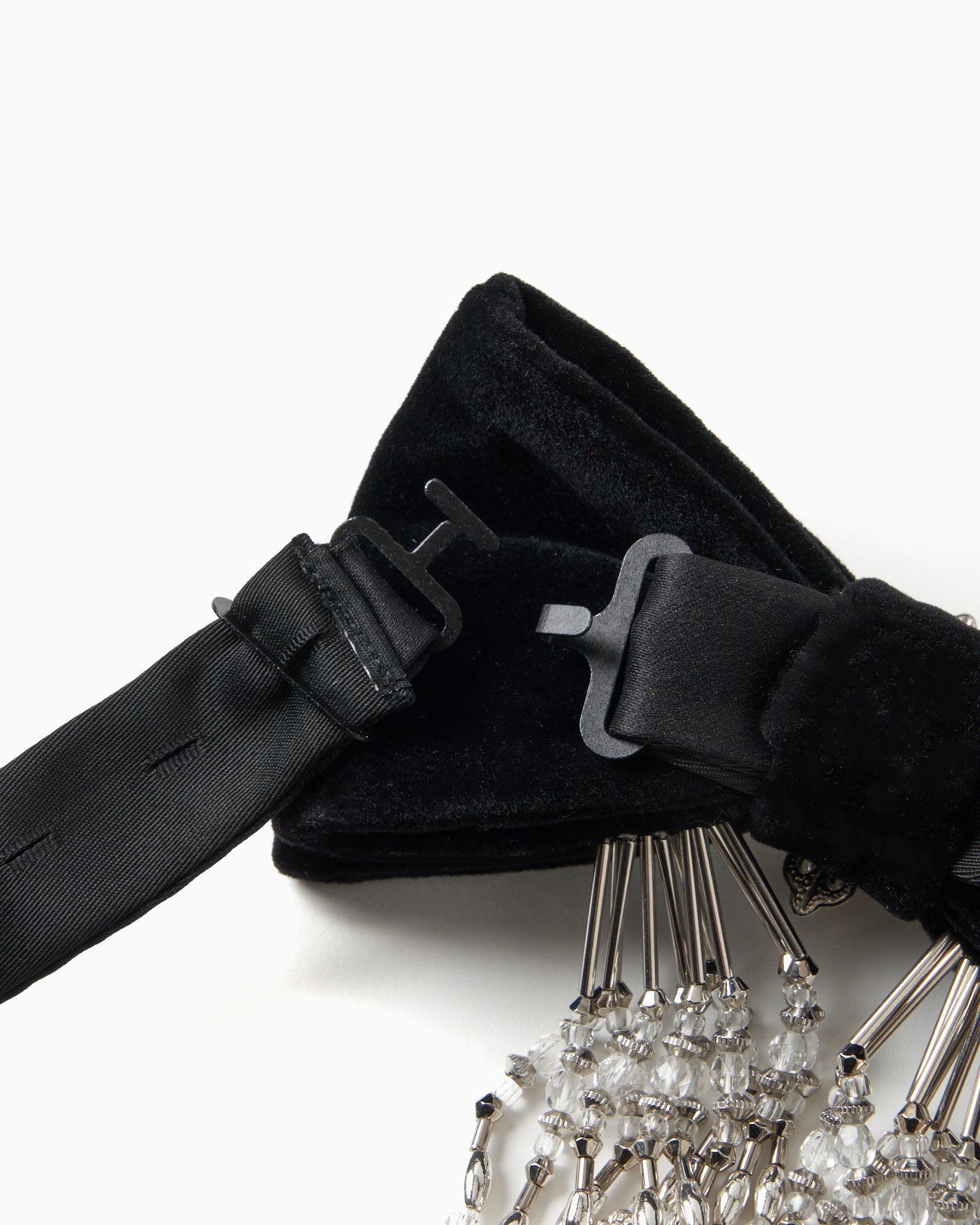 crystal bijou velvet bowtie【Delivery in March 2025】