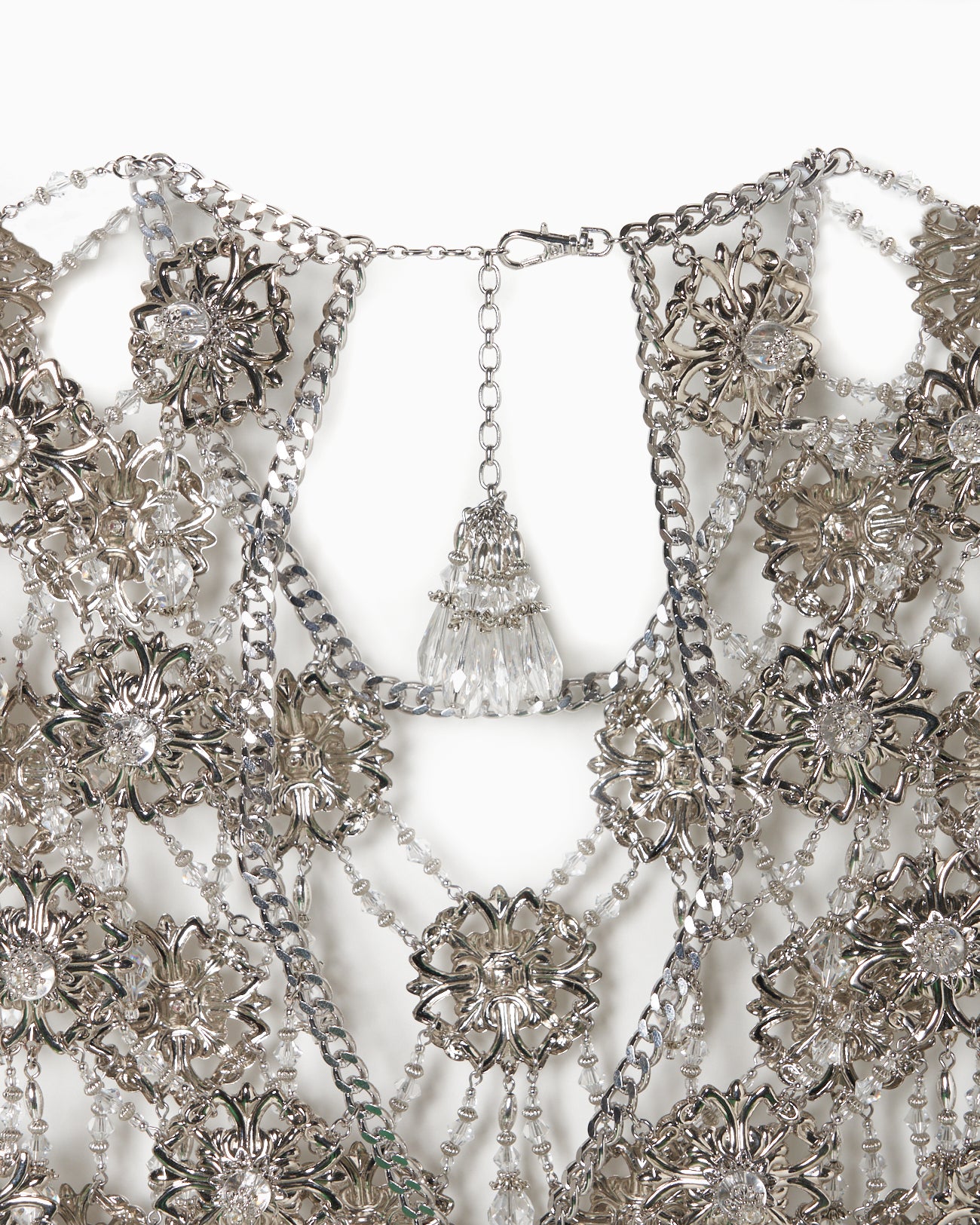 【sakaitakeru collaboration】rhombus chain crystal tops【Delivery in September 2024】