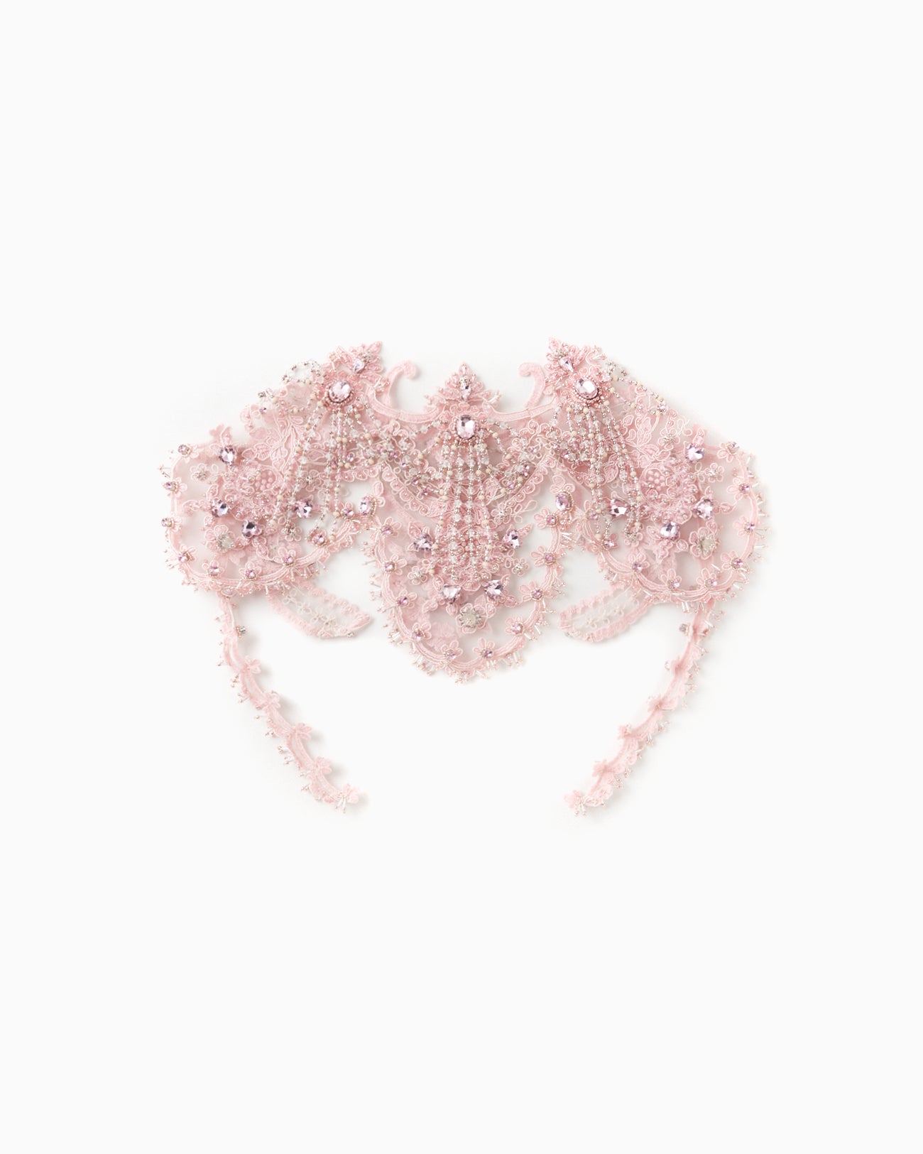 【sakaitakeru collaboration】pink heart bijou collar【Delivery in July 2024】