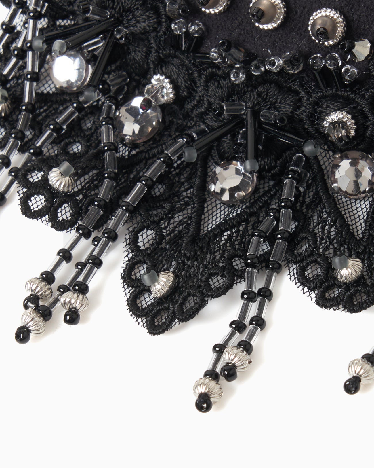 Snow bijou barrette Black【Delivery in January 2026】