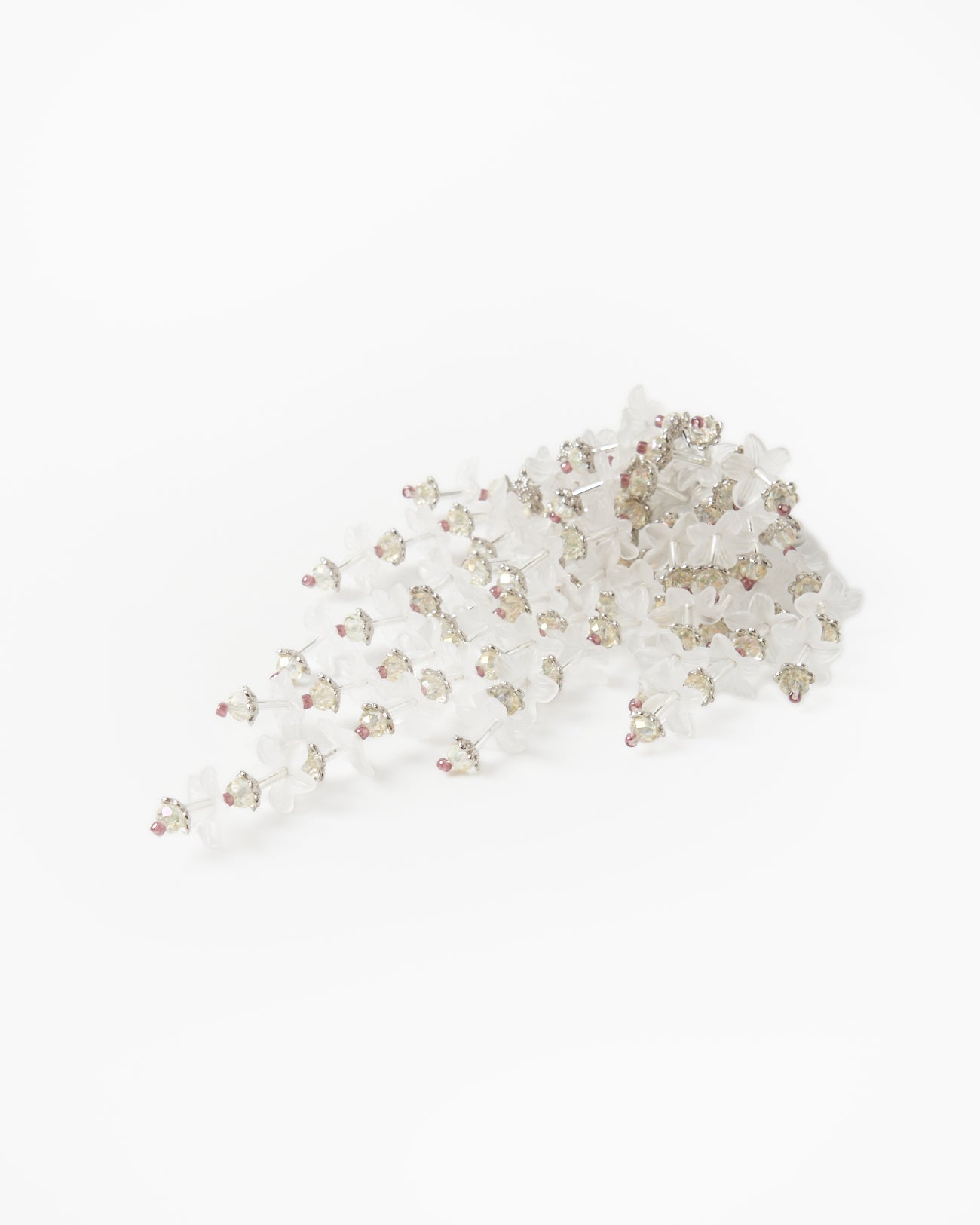 Translucent flower fringe ring 【Delivery in August 2025】