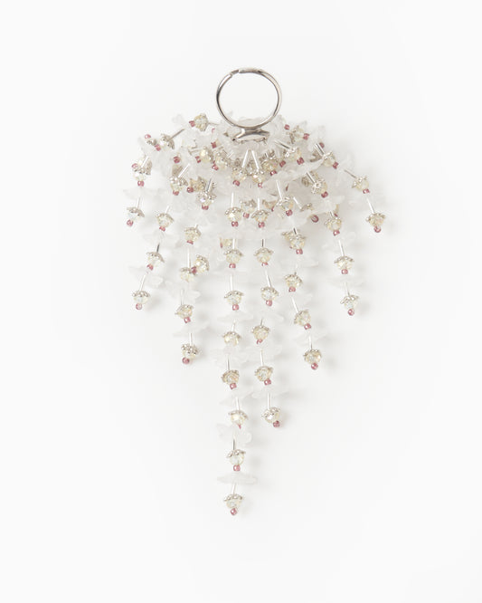 Translucent flower fringe ring 【Delivery in August 2025】