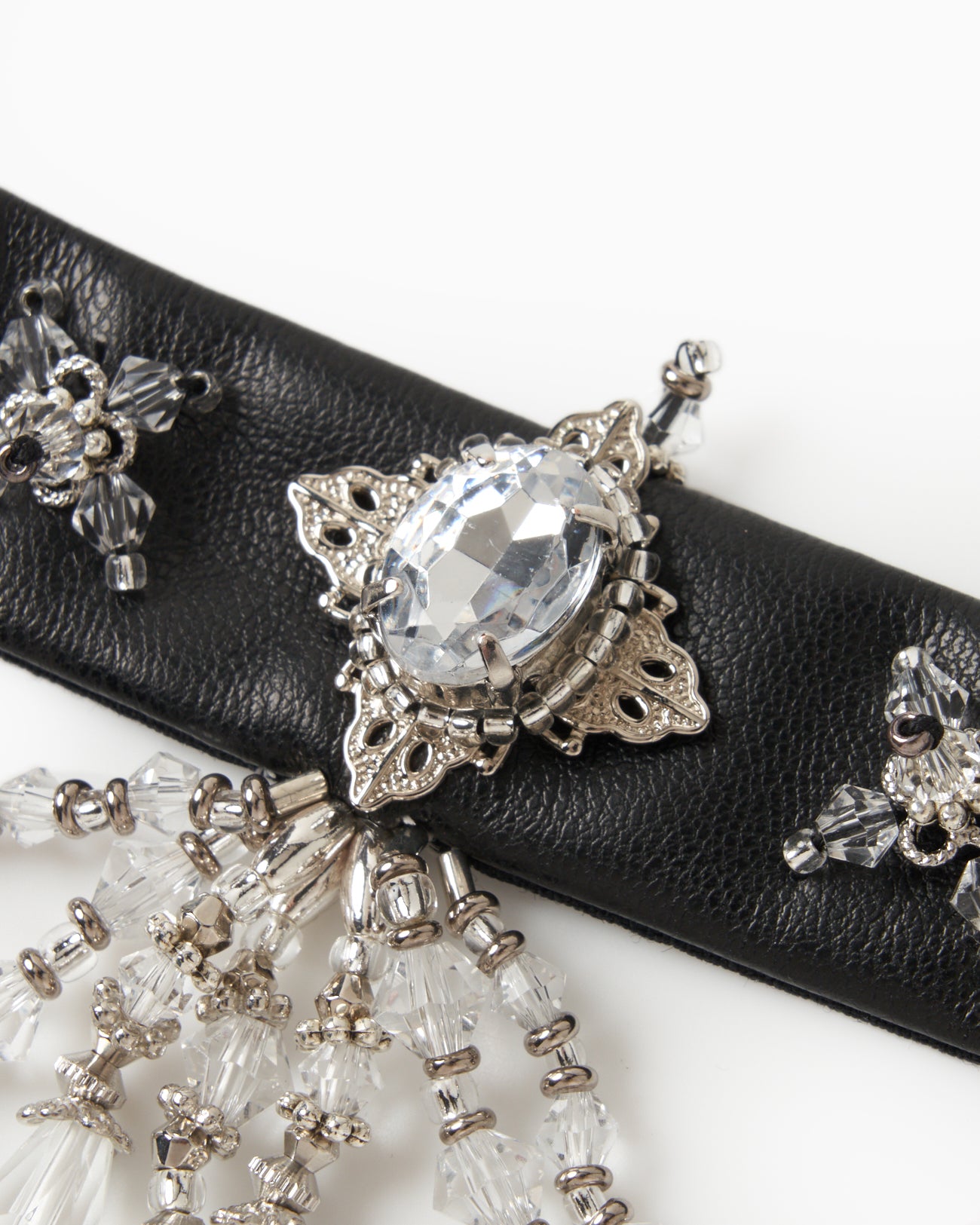 crystal rhombus black choker【Delivery in May 2025】