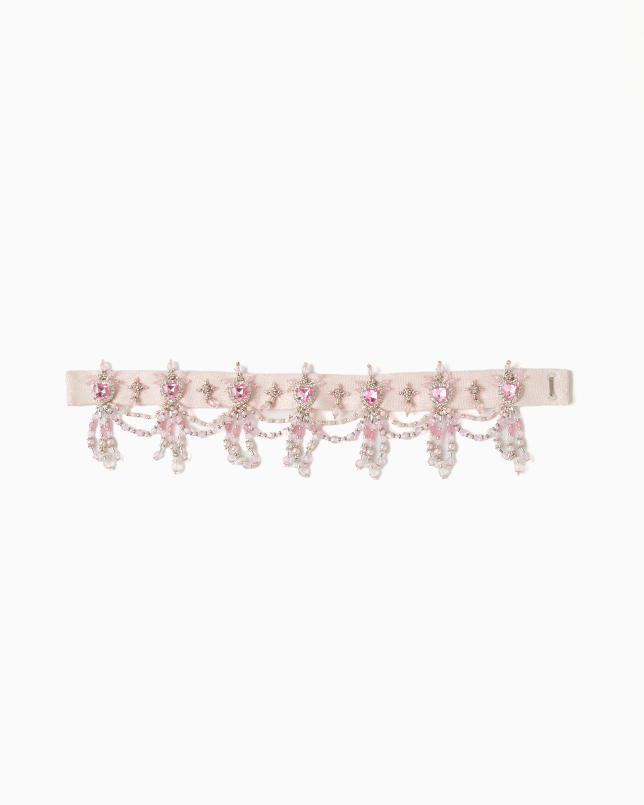 pink heart bijou choker【Delivery in October 2025】