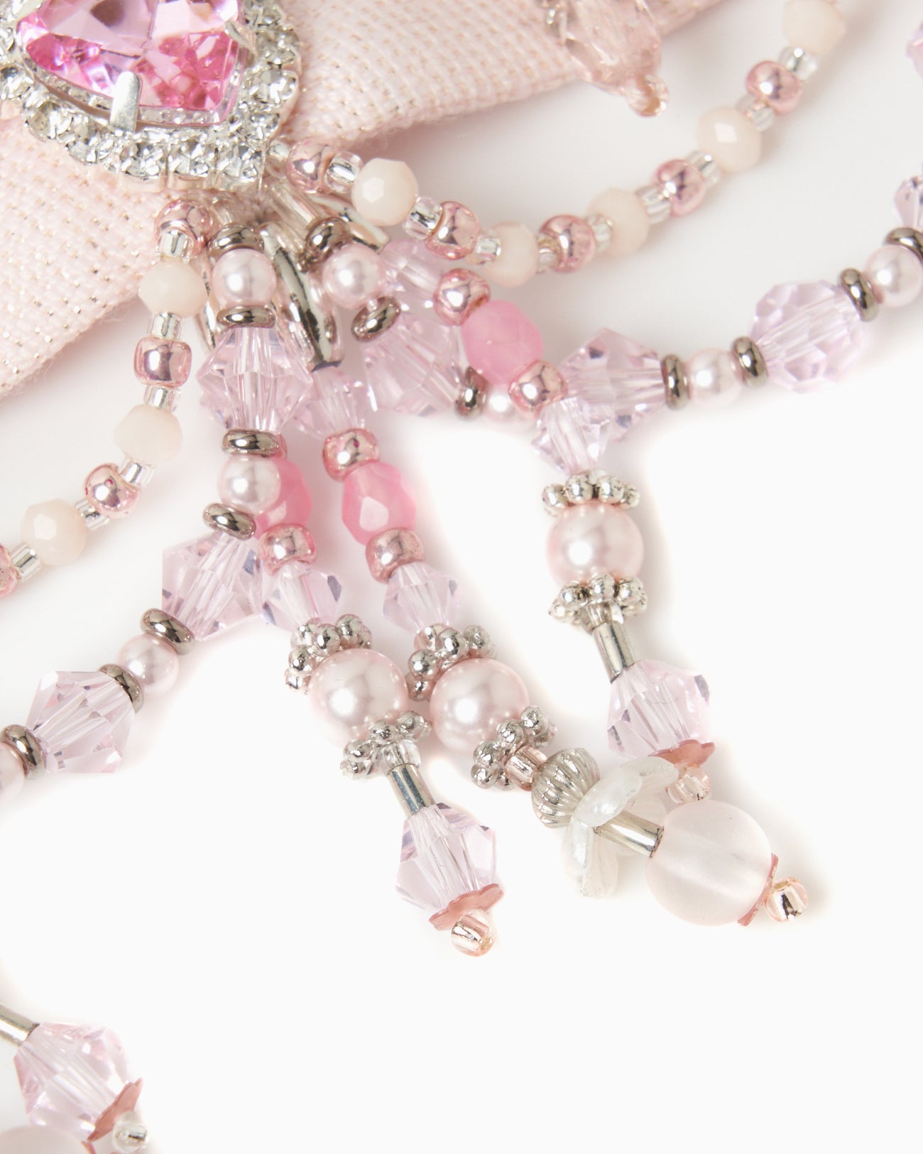 pink heart bijou choker【Delivery in October 2025】