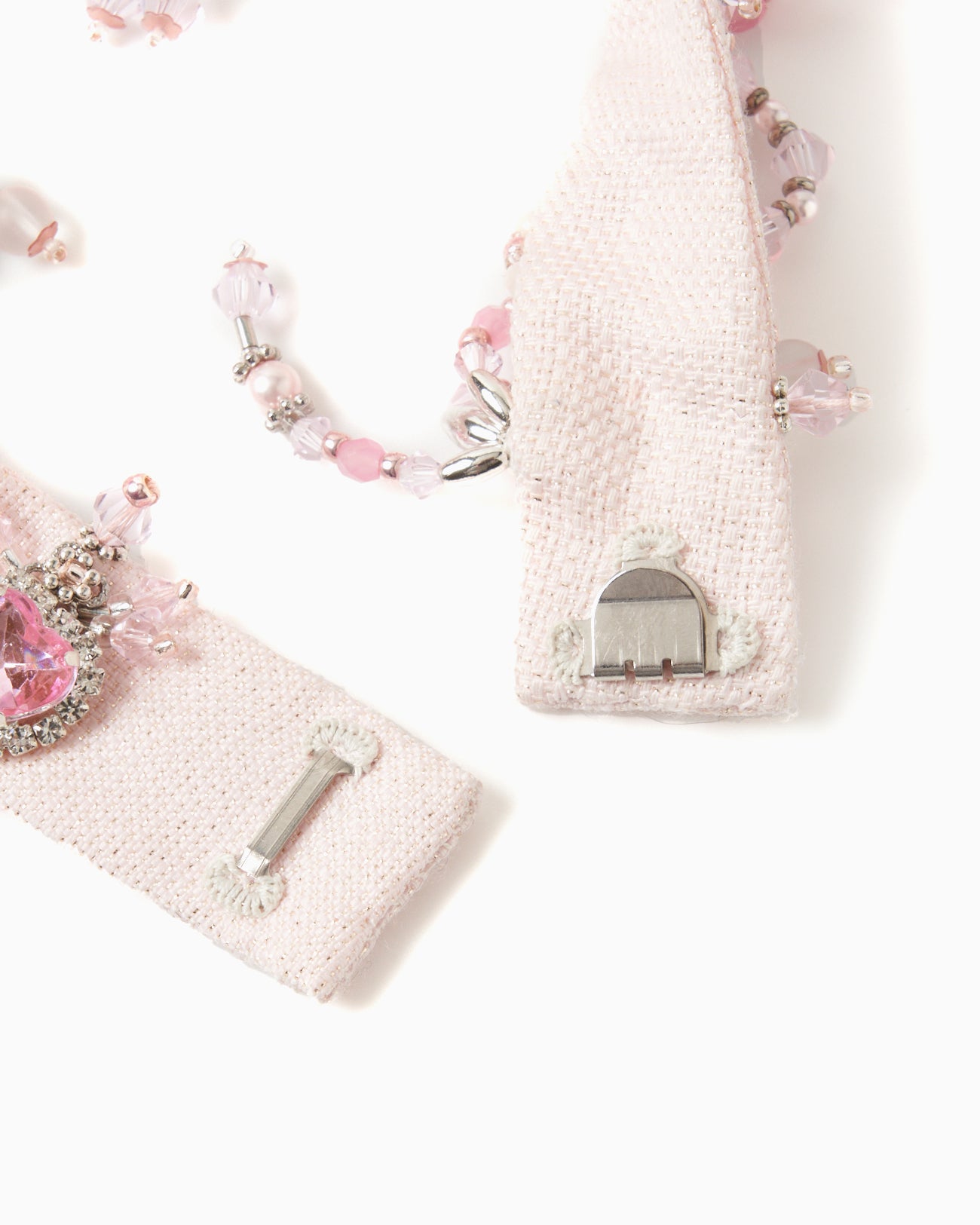 pink heart bijou choker【Delivery in March 2025】