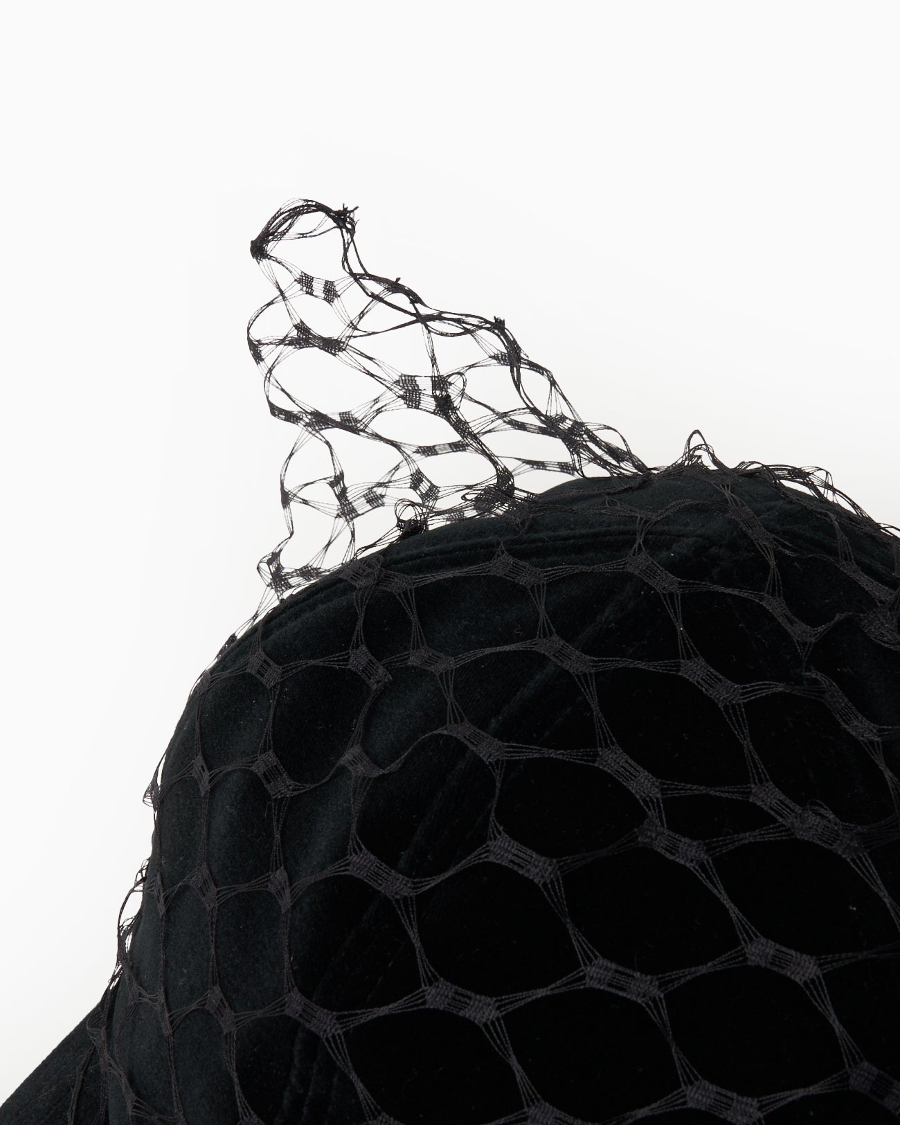 black cats velour cap【stock】