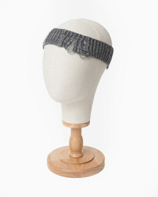 damaged beads rib hair band【Delivery in January 2025】