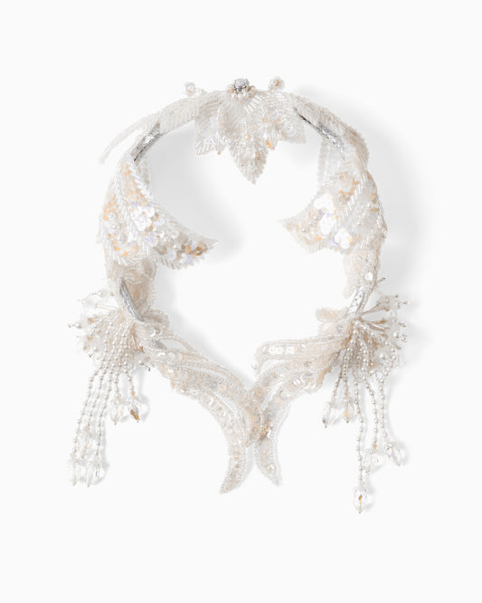 angel wing fringe hair band 【Delivery in February 2025】