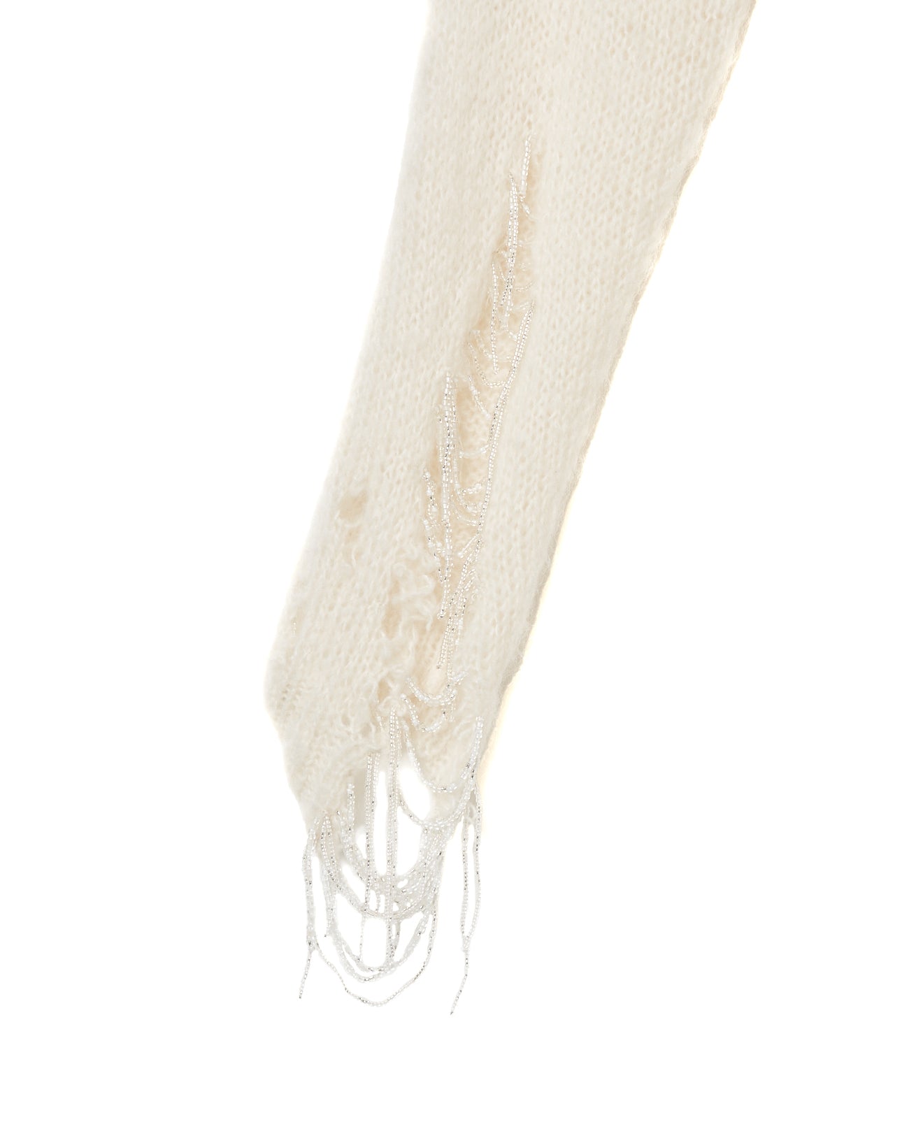 Shimmering damaged beads knit / Hard damaged【Delivery in February 2026】