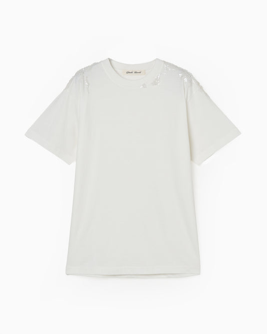 snow piles up T-shirt White【stock】