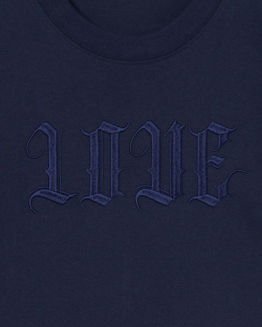 LOVE T-shirt Navy【stock】