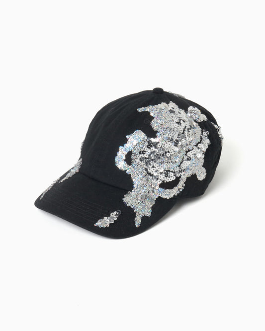magical powder piles up cap Black【stock】