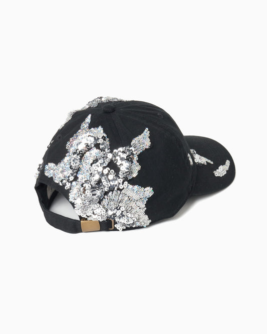 magical powder piles up cap Black【stock】