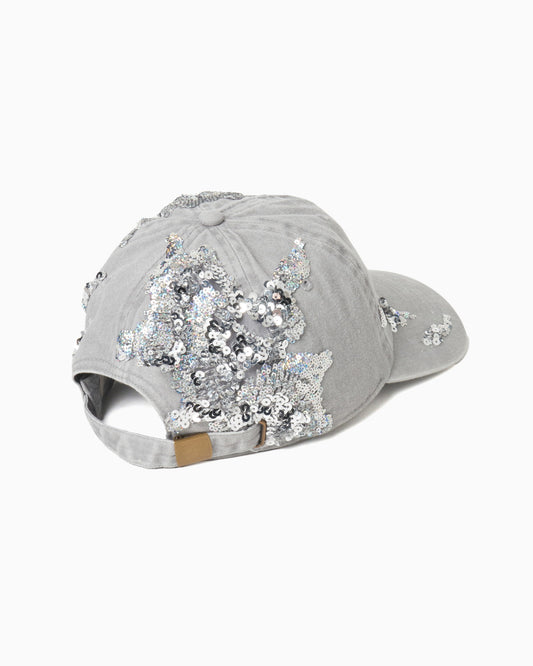 magical powder piles up cap Grey【stock】