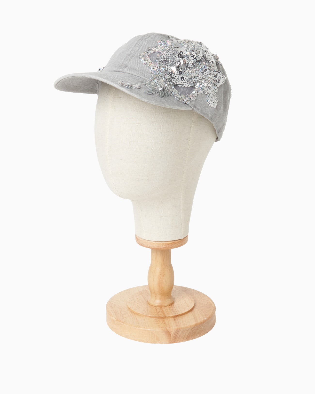 magical powder piles up cap Grey【stock】