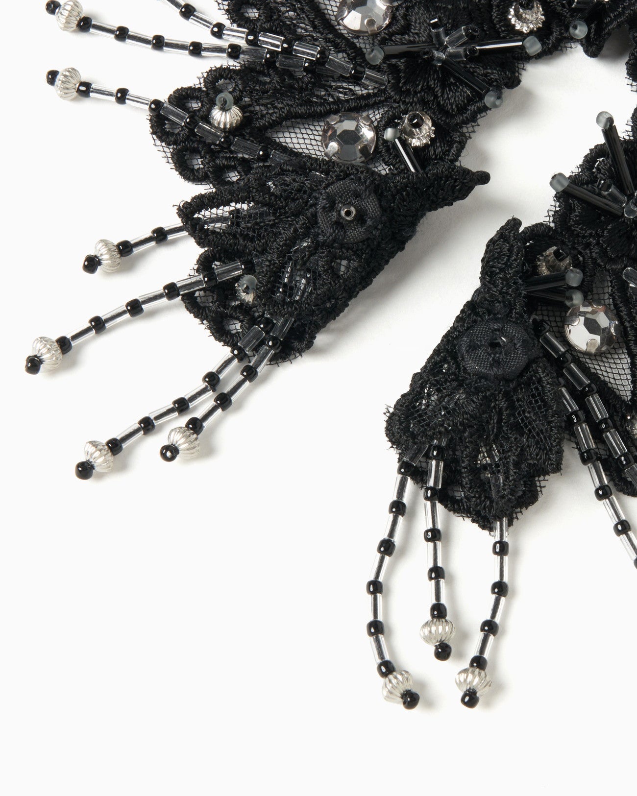 snow bijou lace cuffs Black【Delivery in October 2025】