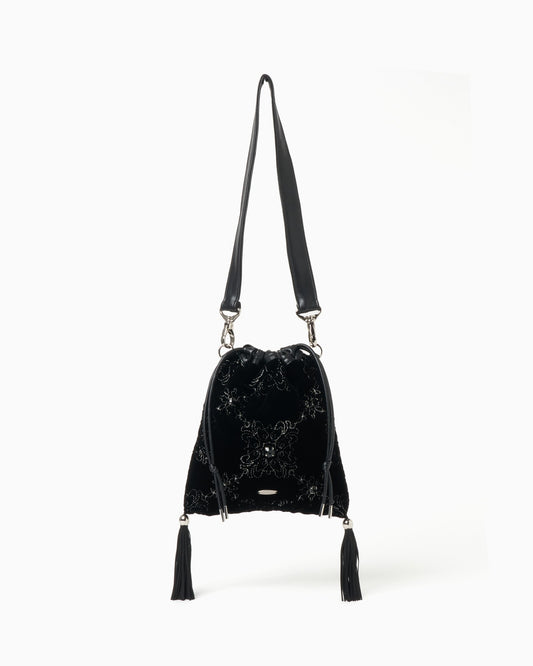 palace tiles quilted drawstring bag【stock】