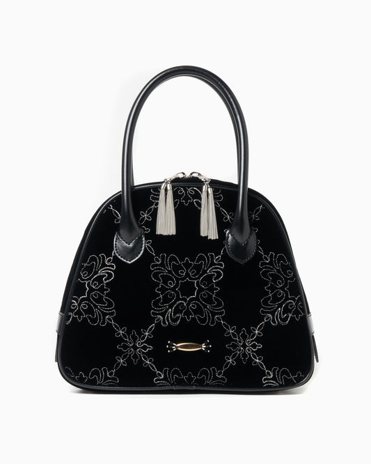 palace tiles velvet hand bag【Delivery in December 2025】