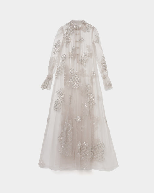 mermaid scale tulle over dress 【Delivery in November 2025】