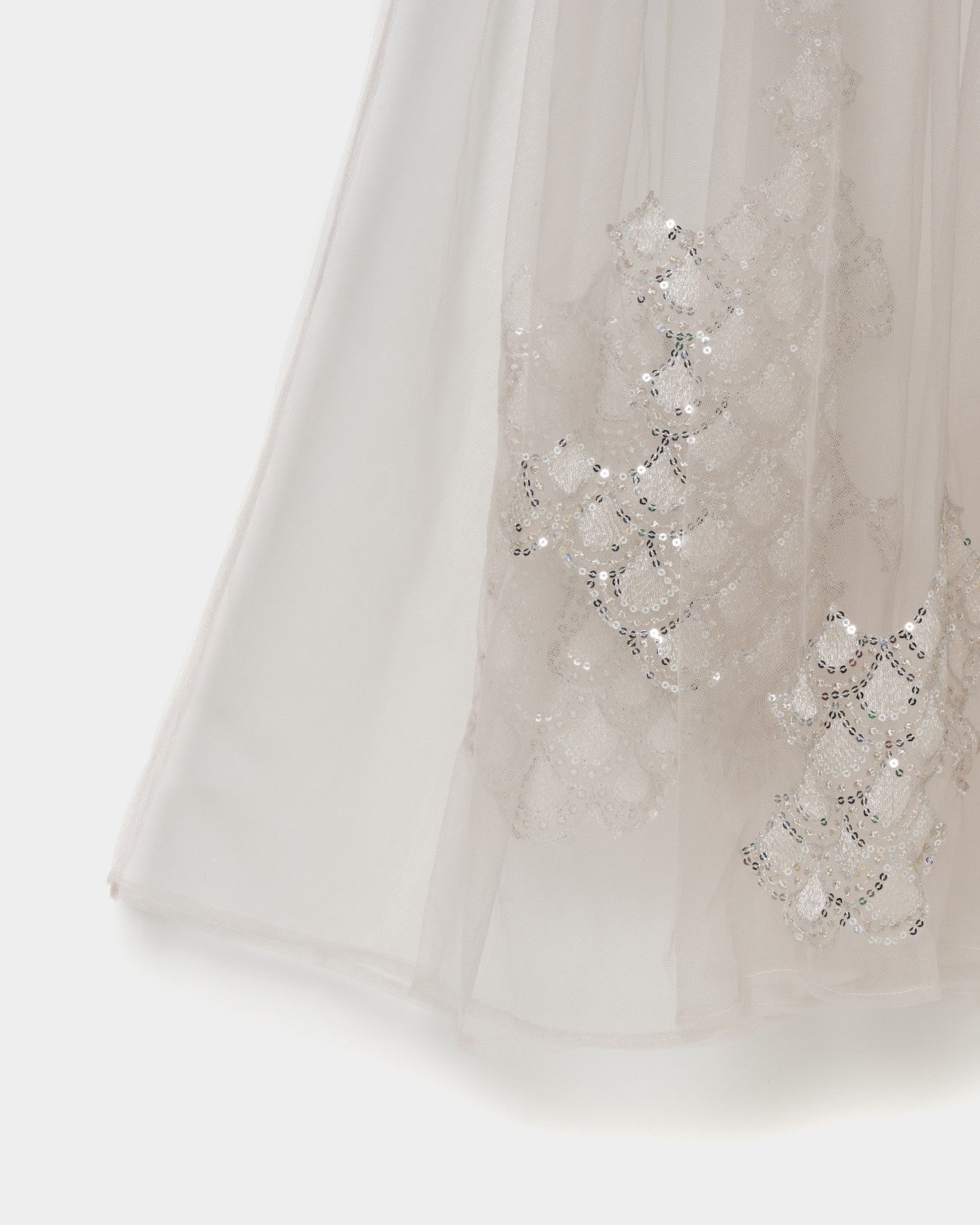 mermaid scale tulle over dress 【Delivery in August 2025】