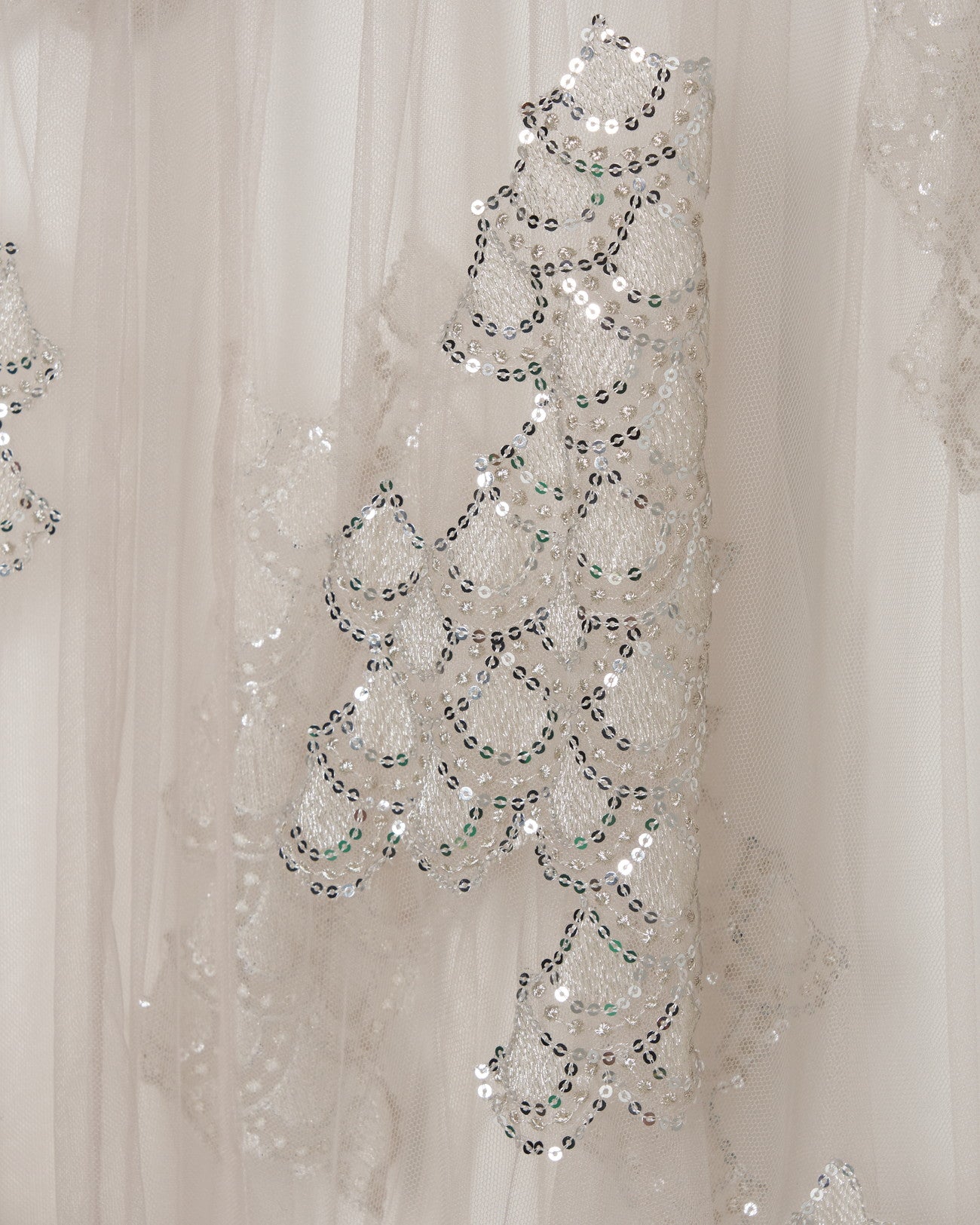 mermaid scale tulle over dress 【Delivery in August 2025】