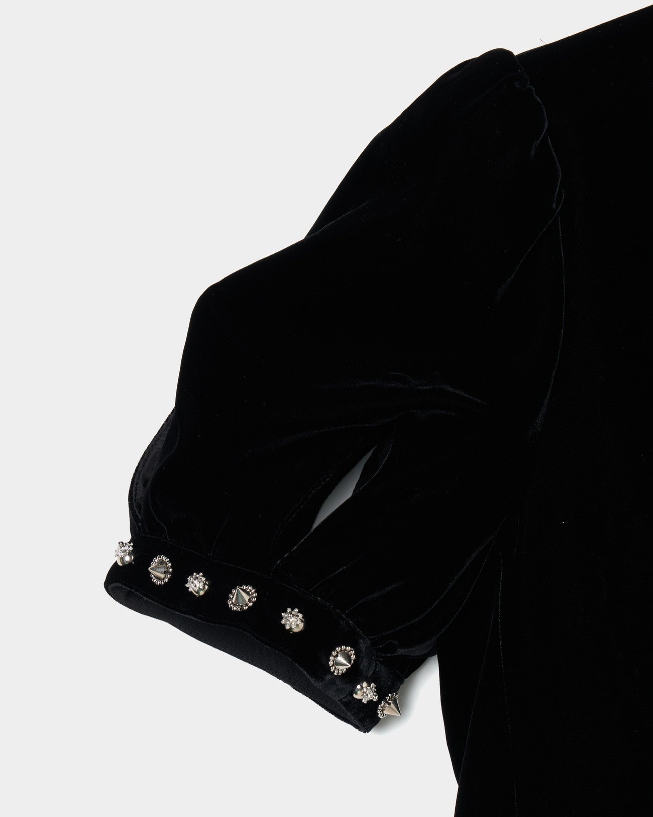 metallic parts velvet knight jacket【Delivery in August 2025】