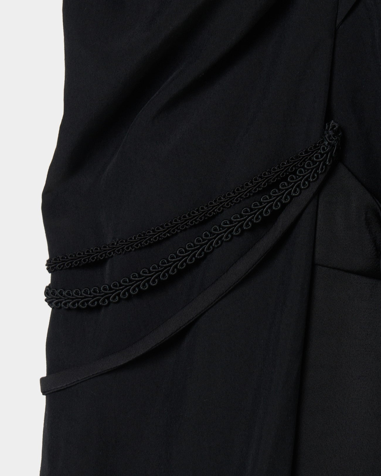 layered bra puff sleeve blouse Black【Delivery in July 2025】