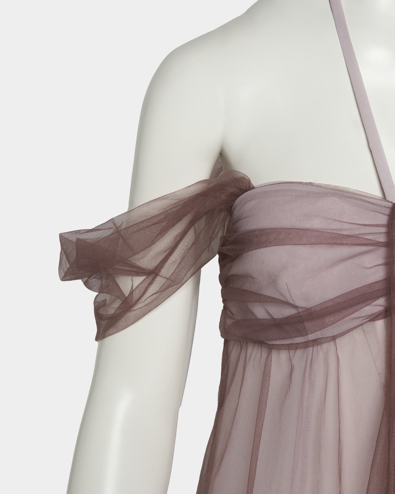 red rust tulle dress【Delivery in August 2025】