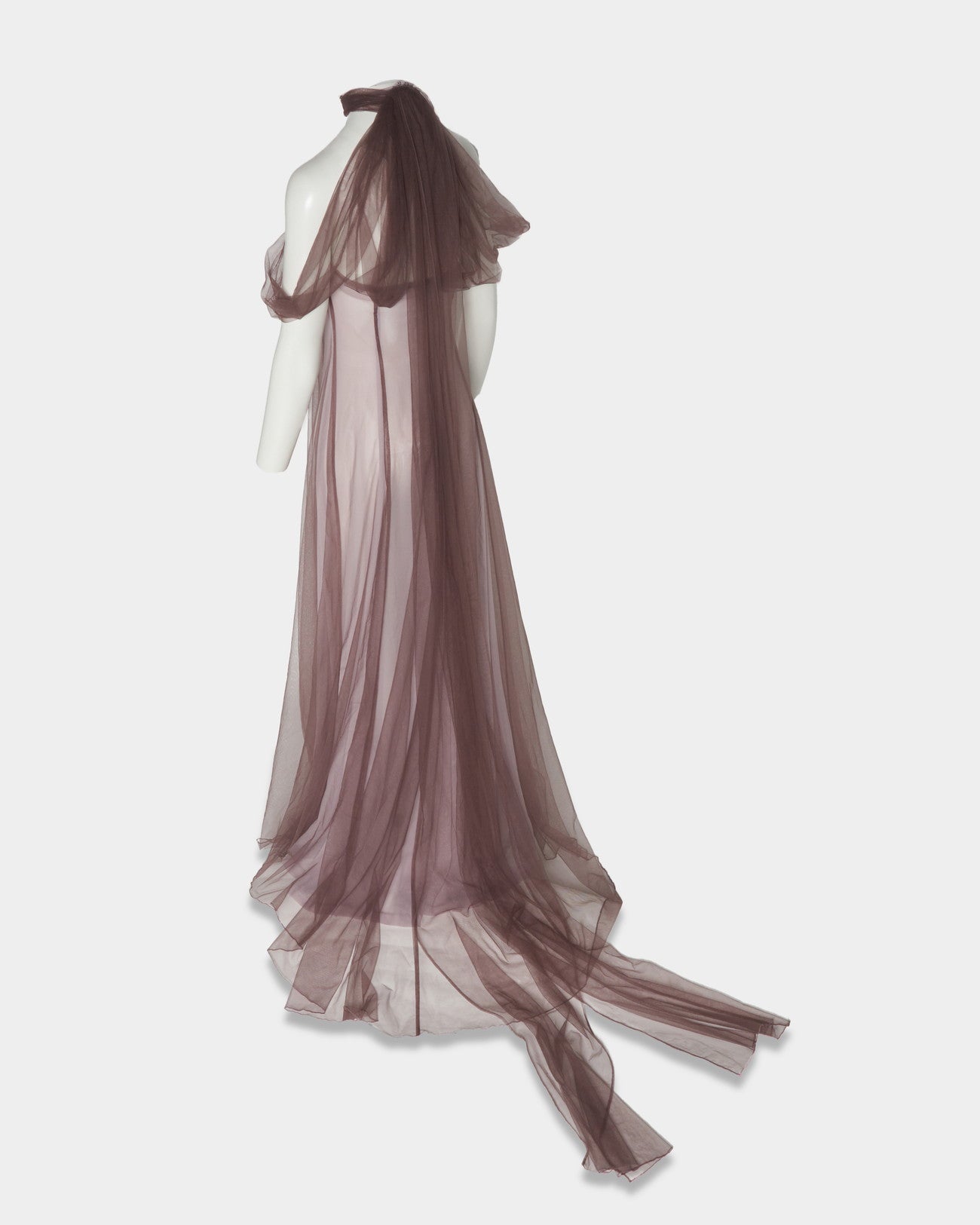 red rust tulle dress【Delivery in August 2025】