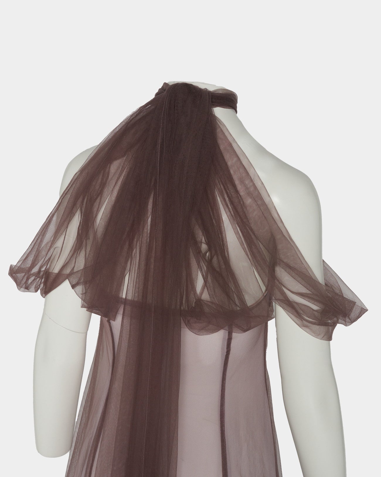 red rust tulle dress【Delivery in August 2025】