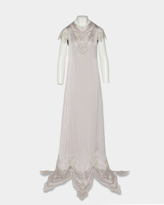 scale brade embroidery long dress 【Delivery in November 2025】