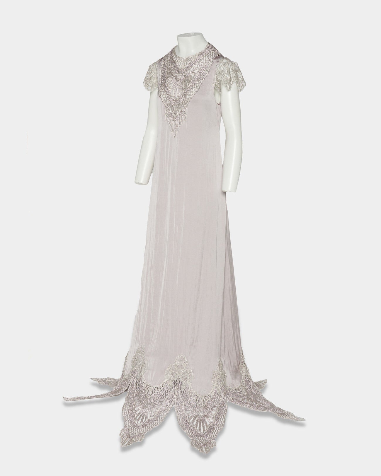 scale brade embroidery long dress 【Delivery in November 2025】