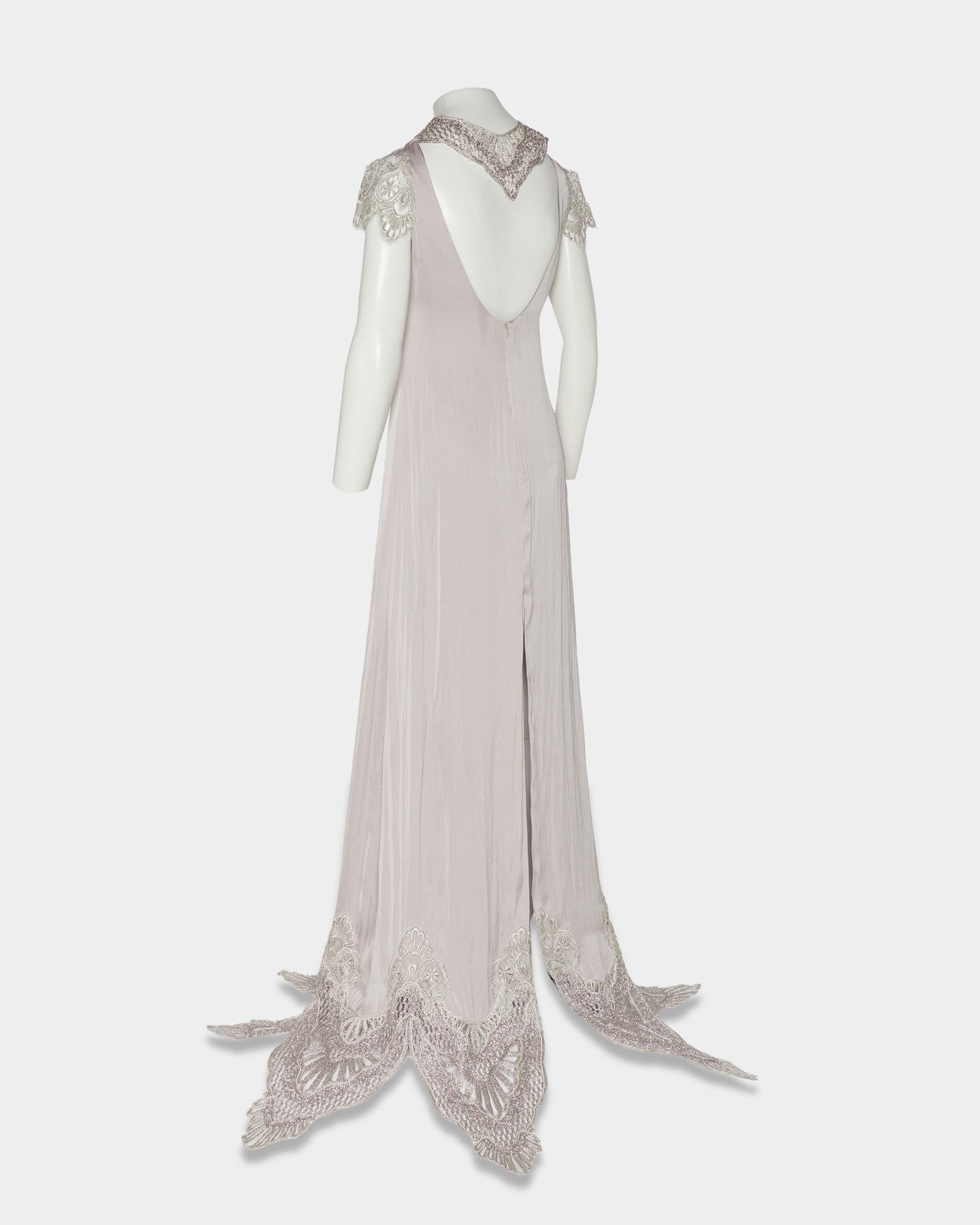 scale brade embroidery long dress 【Delivery in November 2025】
