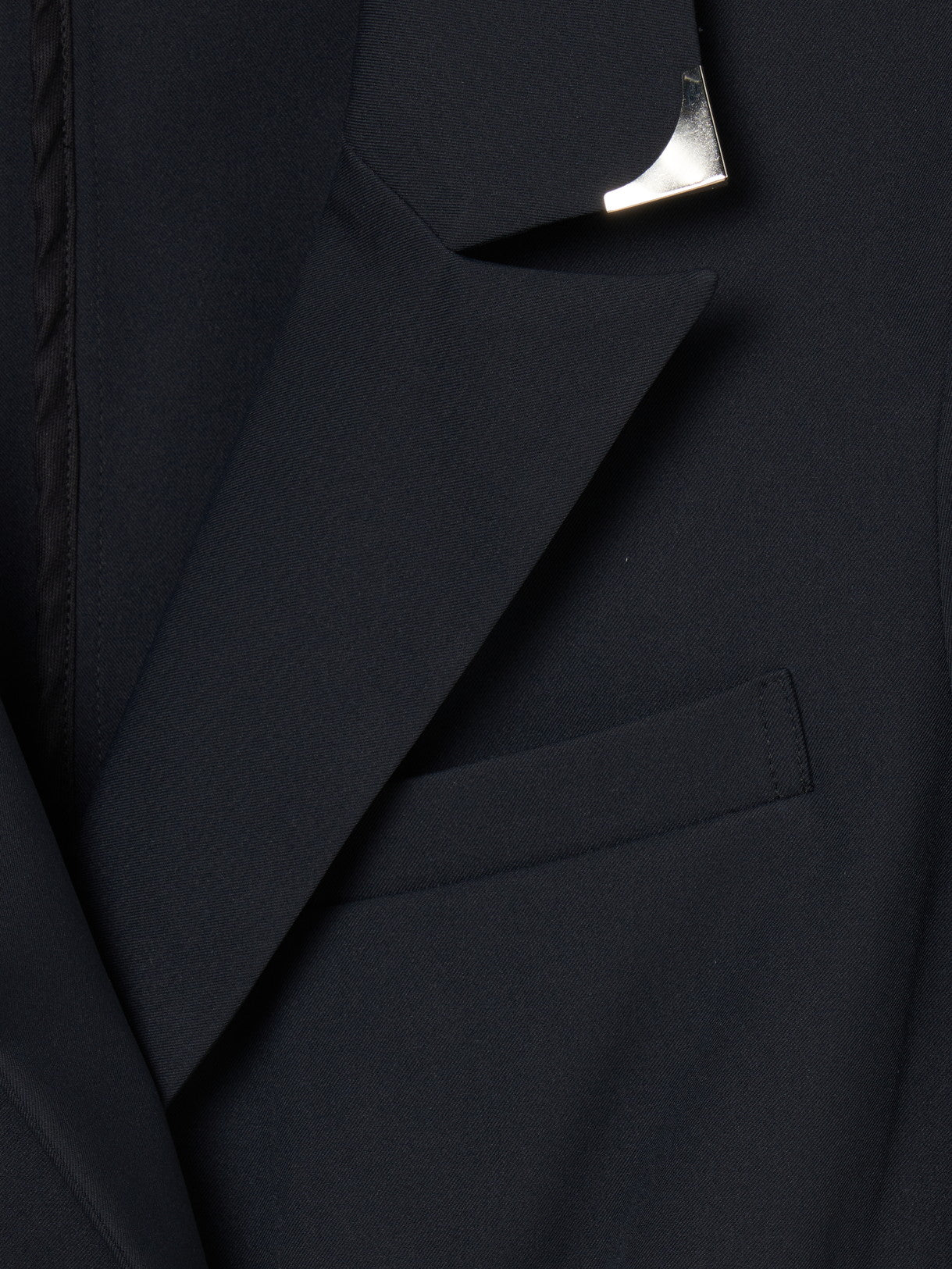 silver metal shirt jacket Black【Delivery in May 2025】