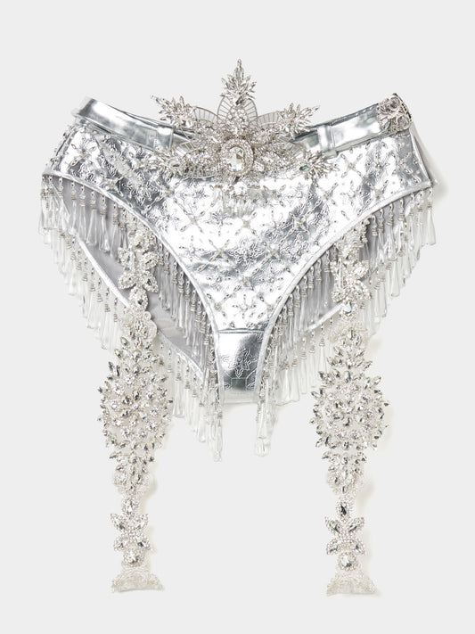 crystal fringe armor pants【Delivery in August 2025】