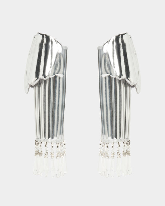 crystal fringe silver armcover【Delivery in August 2025】