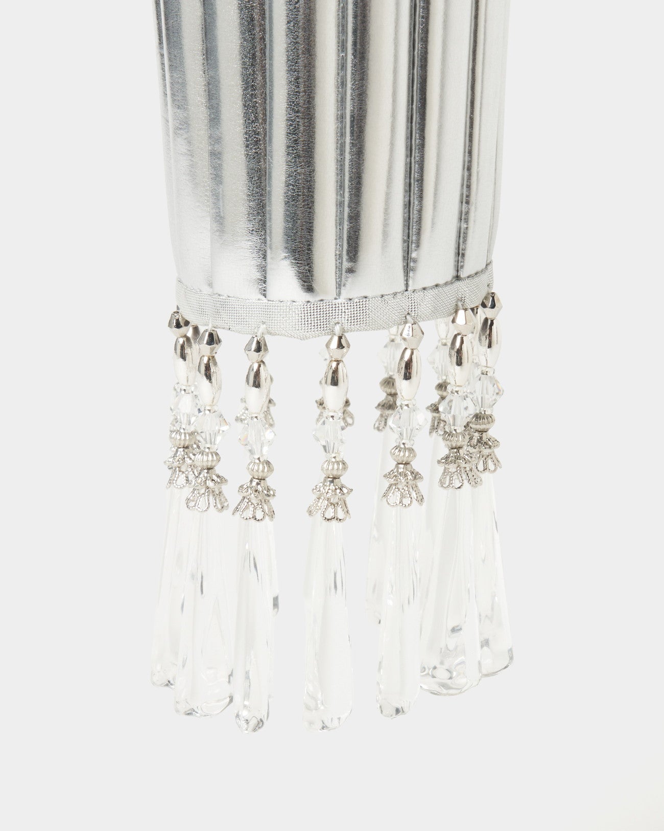 crystal fringe silver armcover【Delivery in August 2025】