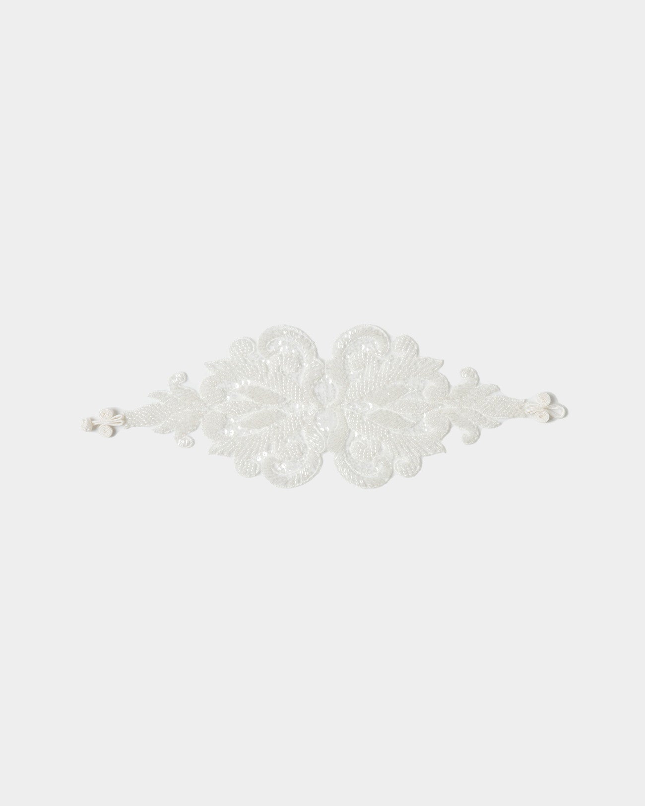 white beads china button choker【Delivery in August 2025】