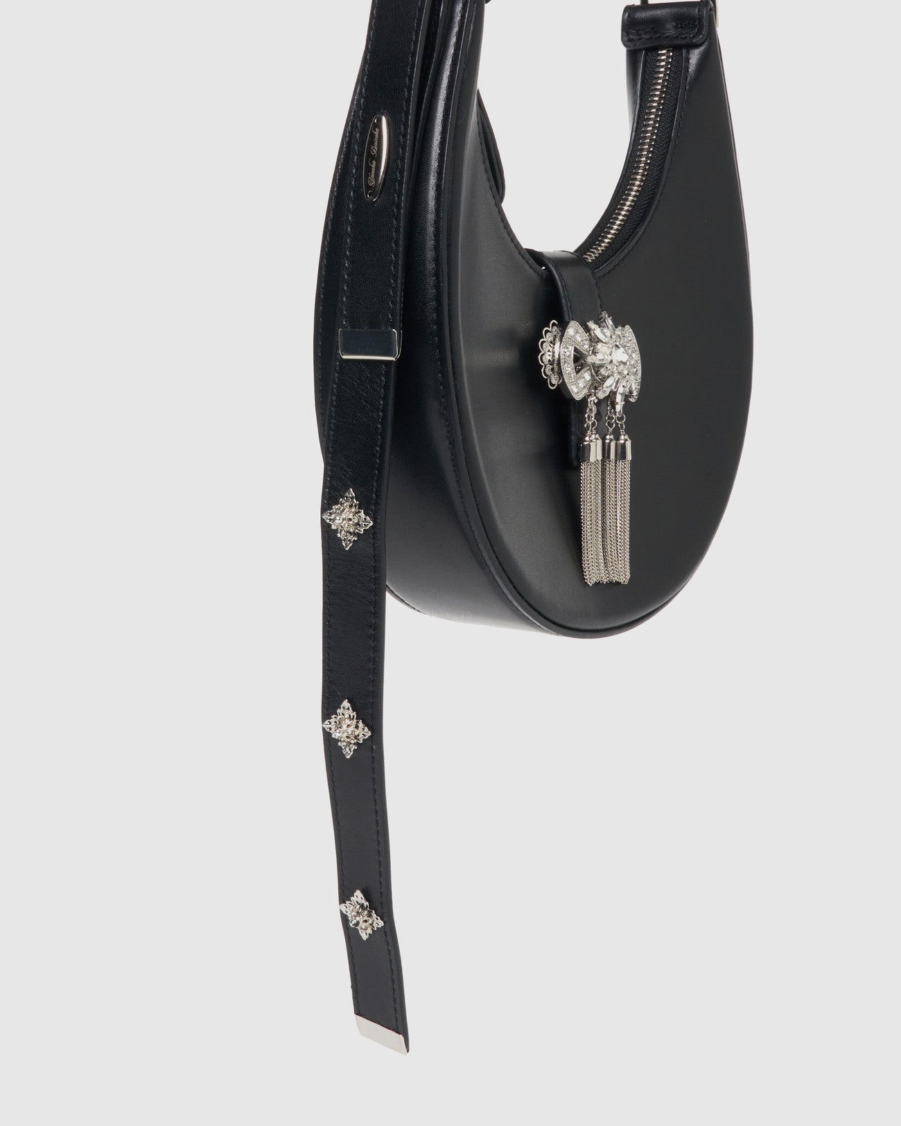 ribbon bijou half moon bag【Delivery in May 2025】