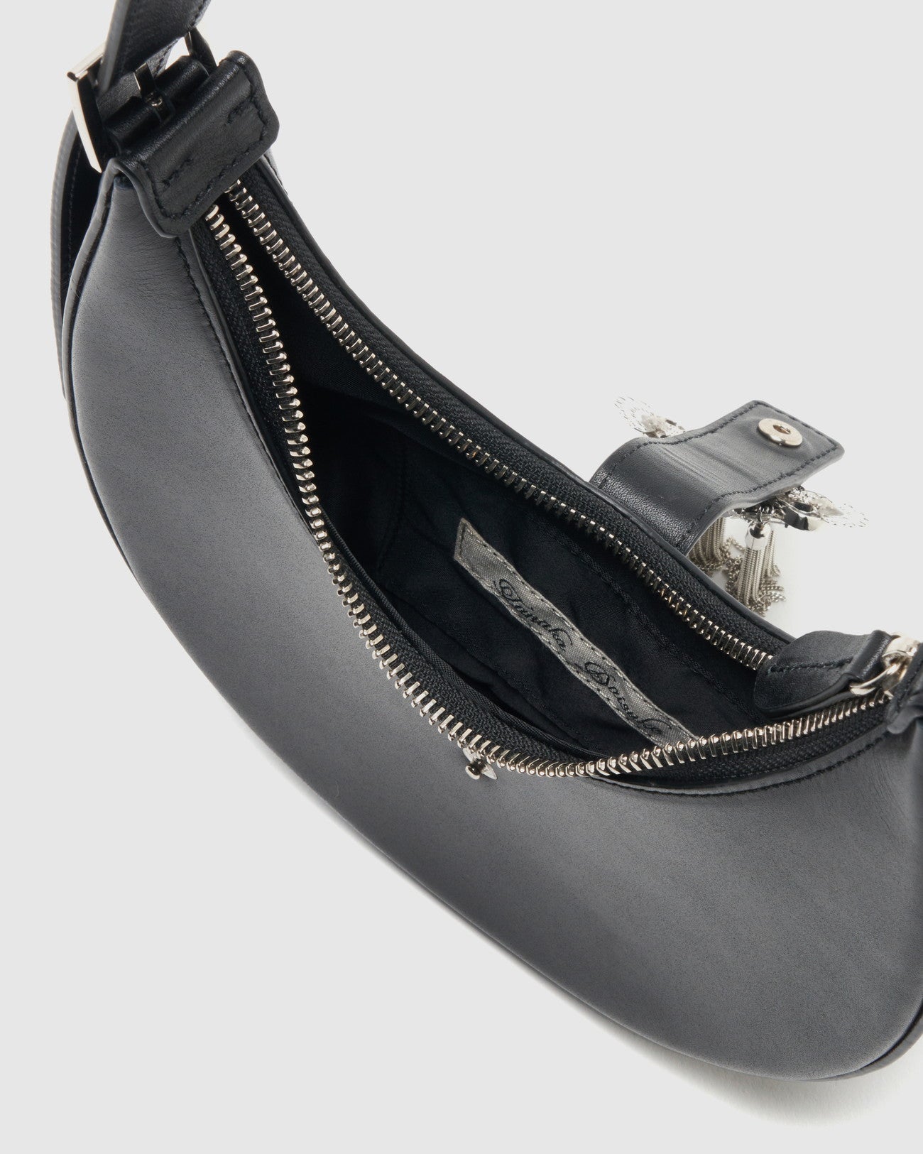 ribbon bijou half moon bag【Delivery in May 2025】