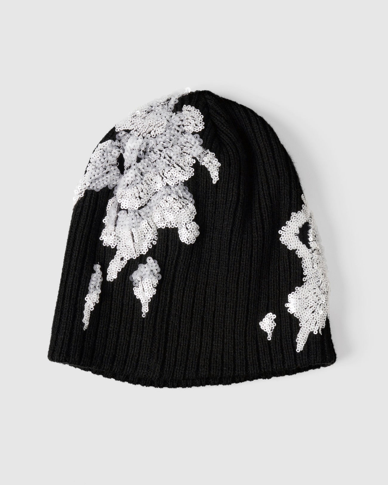snow piles up beanie Black【Delivery in February 2025】